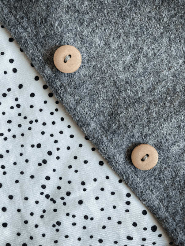 Wollwalk Jacke Grau